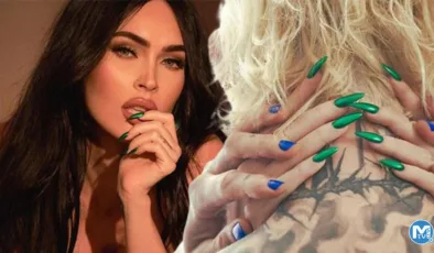 ‘Beni ya öldür ya hamile bırak’ demişti… Megan Fox, nişanlısına oje sürüp reklamda oynattı