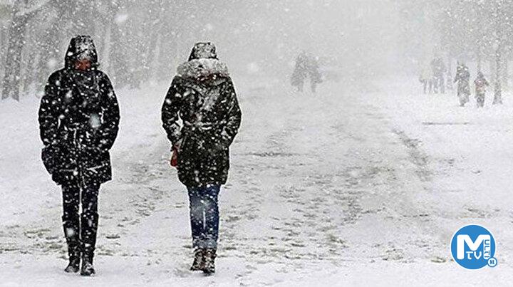 Beş il için sarı kodlu uyarı: Kuvvetli kar bekleniyor