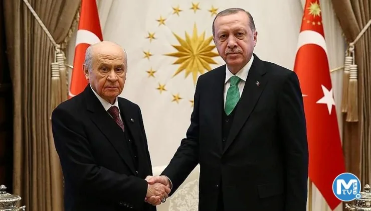 Beştepe’de Erdoğan-Bahçeli görüşmesi