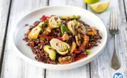 Cevizli Enginar Ve Yabani Pirinç Salatası