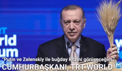 Cumhurbaşkanı, TRT World Forum’dan Dünyaya Duyurdu “Putin ve Zelenskiy ile buğday krizini görüşeceğim”
