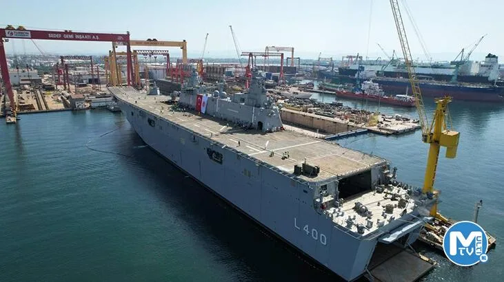 Donanmanın amiral gemisi geliyor