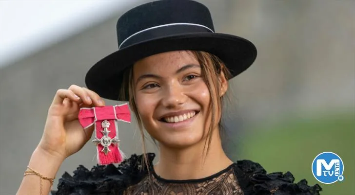 Emma Raducanu, kraliyet nişanıyla onurlandırıldı