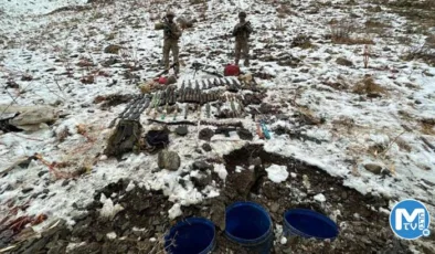 Eren Abluka operasyon bölgesinde mühimmat ele geçirildi