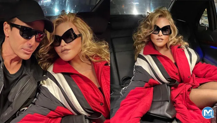 Estetik kurbanı mı estetik kraliçesi mi? 82 yaşındaki ‘Kedi kadın’ Jocelyn Wildenstein kendisinden 26 yaş küçük nişanlısıyla poz verdi