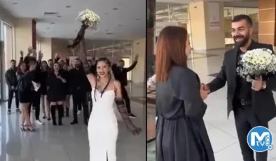 Evlilik teklifinde roller değişti! Erkek arkadaşına büyük sürpriz