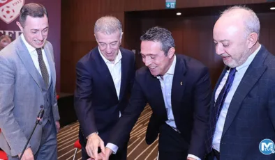 Fenerbahçe Başkanı Ali Koç ile Trabzonspor Başkanı Ahmet Ağaoğlu, Halil Umut Meler’i birlikte atadı