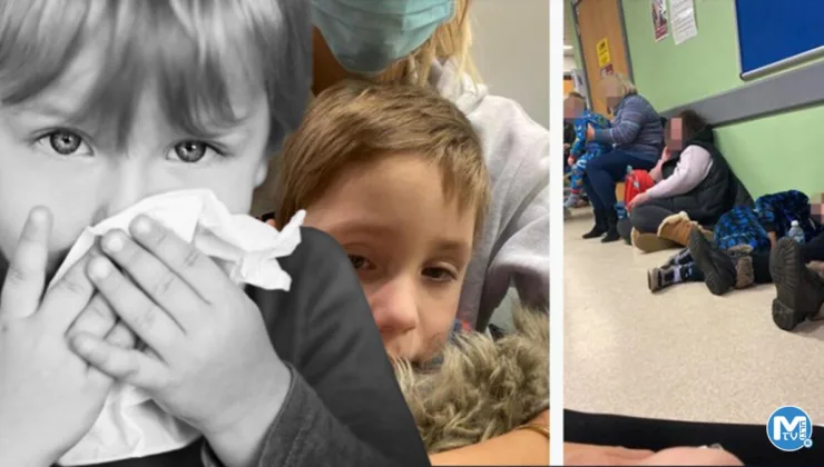 İngiltere’de Strep A kabusu! Hastaneden gelen görüntüler korkuttu…