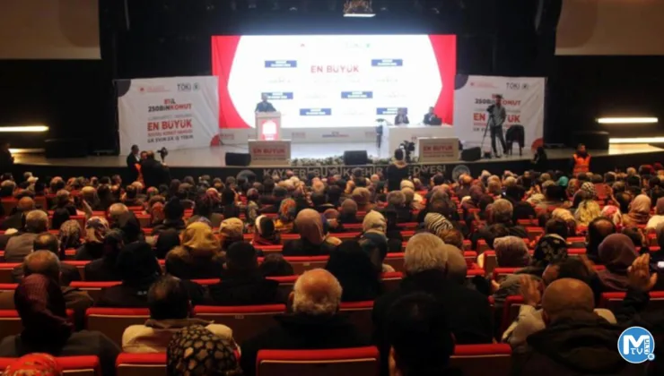 Kayseri’de 4 bin 585 konutun hak sahipleri belli oldu