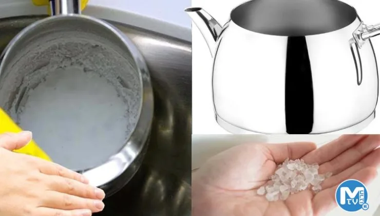 Kireçlenen çaydanlığı temizlemenin çok kolay bir yolu var patates kabuğunu alın…