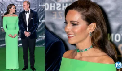 Milyonluk gerdanlık taktı ama elbisesi kiralık!