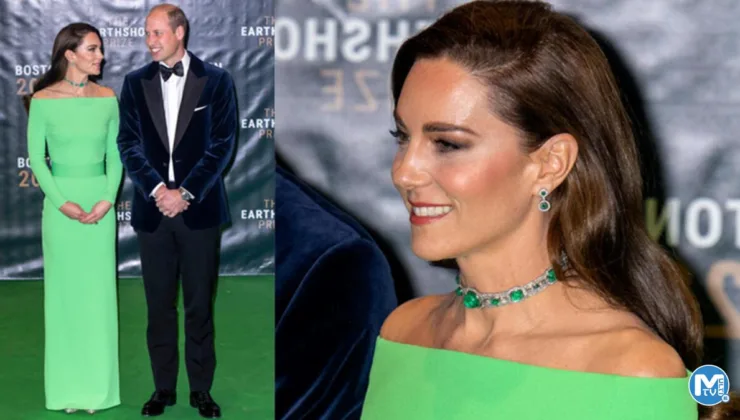 Milyonluk gerdanlık taktı ama elbisesi kiralık!