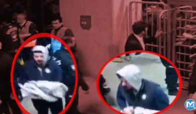 Olaylı derbide işaret fişeğini atan şüphelinin stada giriş görüntüleri ortaya çıktı