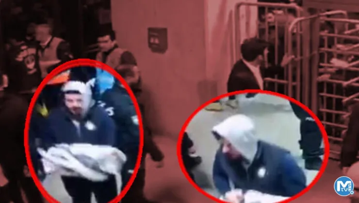 Olaylı derbide işaret fişeğini atan şüphelinin stada giriş görüntüleri ortaya çıktı