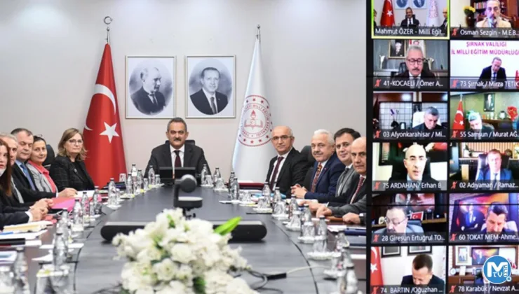 Özer, 81 il müdürüyle toplantı yaptı