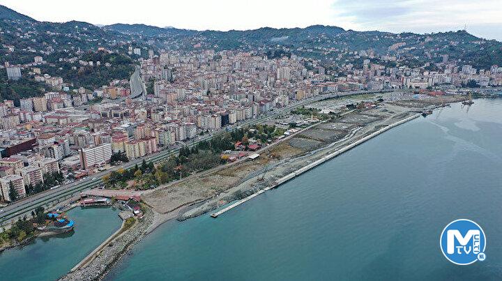 Rize’de denizin üstünde millet bahçesi: Bir yılda tamamlanacak