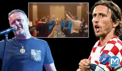 Savaş mağduru Modric, ırkçı Thompson’ın şarkılarını söyledi!