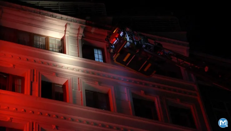 Şişli’de otel yangını