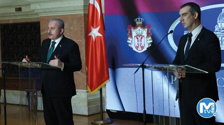 TBMM Başkanı Şentop, Sırbistan Ulusal Meclis Başkanı Orliç ile görüştü