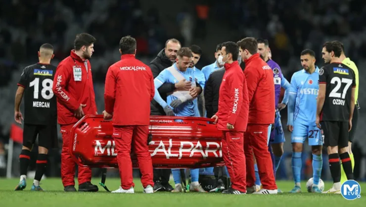 Trabzonspor’da Edin Visca 8 hafta oynamayacak