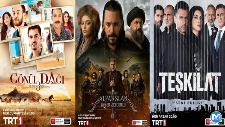 TRT1 dizileri yılbaşı haftası yayına girecek mi? Gönül Dağı, Teşkilat, Alparslan Büyük Selçuklu…