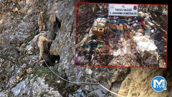 Tunceli’de teröristlere ait 15 sığınak imha edildi