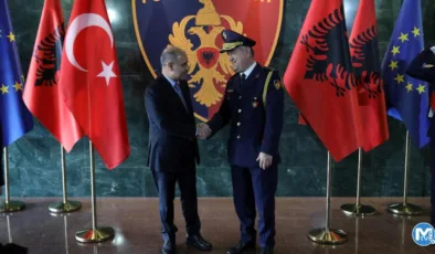 Türkiye’den Arnavutluk polisine ekipman desteği