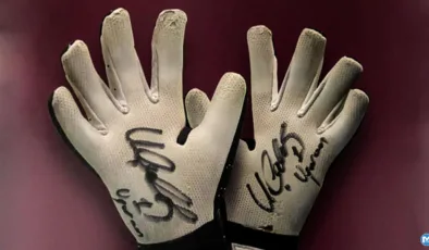 Uğurcan Çakır’ın eldivenleri maden ocağına bağışlandı