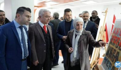 “Ahde vefa” resim sergisi açıldı