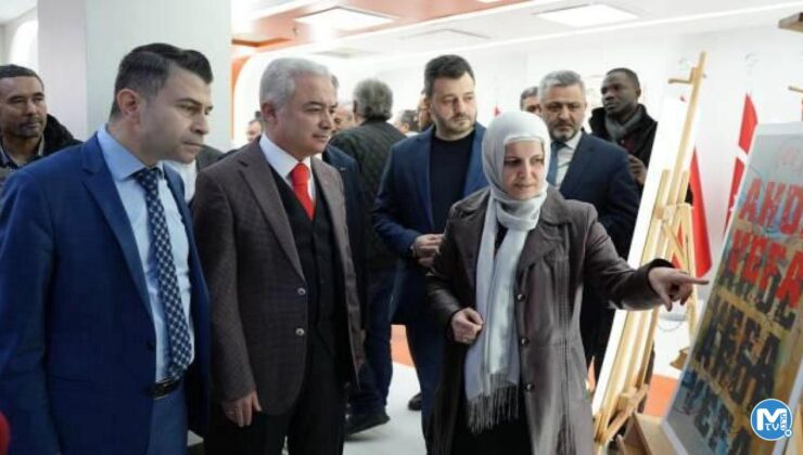 “Ahde vefa” resim sergisi açıldı