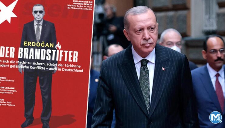 Alman Stern dergisinden skandal Erdoğan kapağı