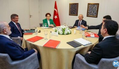 Altılı masa 11. kez toplanıyor: Aday en kapsamlı şekilde görüşülecek