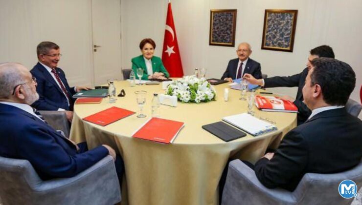 Altılı masa 11. kez toplanıyor: Aday en kapsamlı şekilde görüşülecek