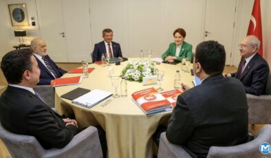 Altılı masada ortak aday mesaisi