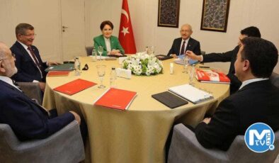 Altılı masadan 9 saatlik toplantı sonrası ilk açıklama: Aday tespitine başlıyoruz