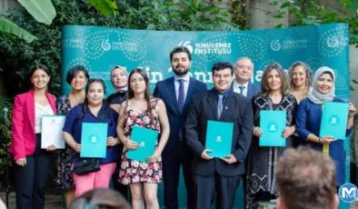 Arjantinli öğrencilerin Türkçe sertifika heyecanı