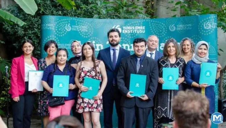 Arjantinli öğrencilerin Türkçe sertifika heyecanı