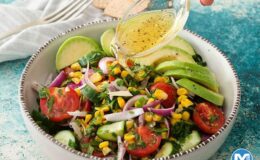 Avokadolu Domates Salatası