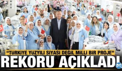 Başkan Erdoğan Denizli’de kadın işçilerle buluştu: Cumhuriyet rekorunu kırdı