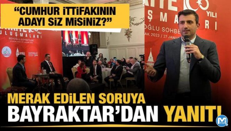 “Cumhur ittifakının adayı olacak mısınız?” sorusuna Selçuk Bayraktar’dan yanıt