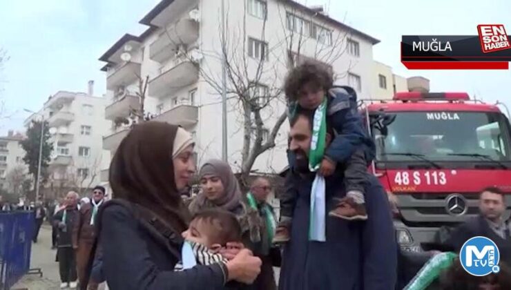 Cumhurbaşkanını görmek için 6 çocuğuyla Fransa’dan geldi