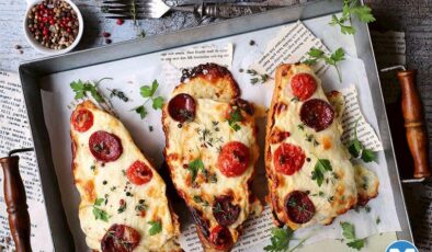 Ekmek Üstü Kahvaltı Pizzası