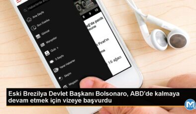 Eski Brezilya Devlet Başkanı Bolsonaro, ABD’de kalmaya devam etmek için vizeye başvurdu