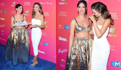 İkisi de aynı adamı sevdi… Miranda Kerr ve Katy Perry’den kırmızı halıda düşman çatlatan pozlar