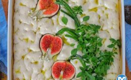 İncirli Keçi Peynirli Focaccia