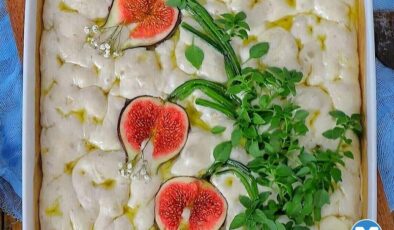 İncirli Keçi Peynirli Focaccia