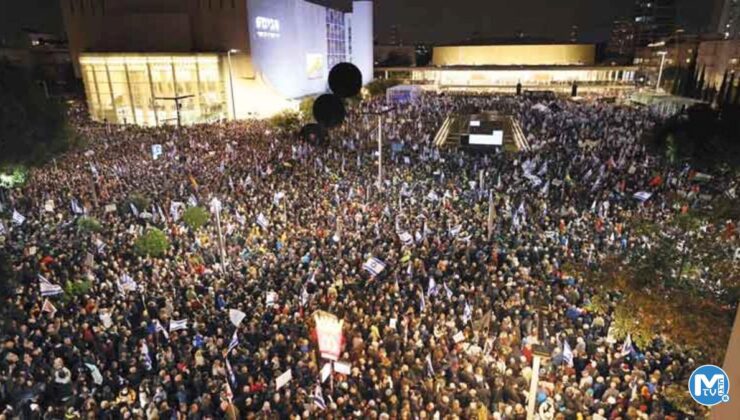 İsrail’de Netanyahu karşıtı protesto