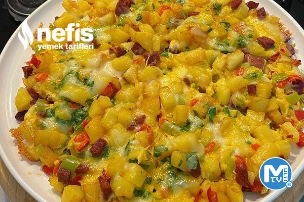 Kahvalatıya Nefis Kezzetli Patatesli yumurta