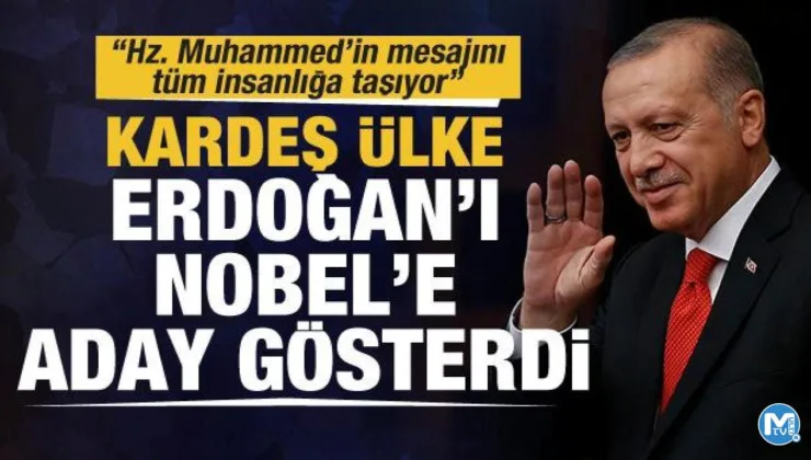 Kardeş ülke Pakistan, Erdoğan’ı Nobel’e aday gösterdi