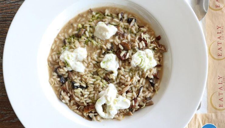 Karışık Mantarlı, Stracciatella Ve Limonlu Risotto